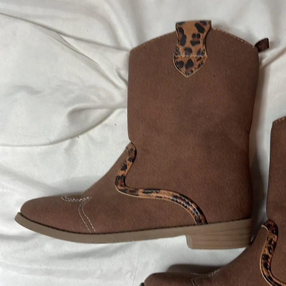 Carter’s Girl’s Marlene Western Cowgirl Boots. Size 10.